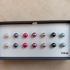 Jewelry - Stainless Steel Freshwater Pearl Earring Set Jewelry - Stainless Steel Freshwater Pearl Earring Set